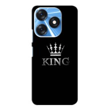 Чохол (Корона на чорному фоні) для Техно Спарк 10с – KING