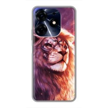 Чехол со Львом для TECNO Spark 10c (VPrint) (Красочный Лев)