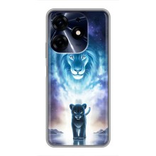 Чехол со Львом для TECNO Spark 10c (VPrint) (Маленький лев)