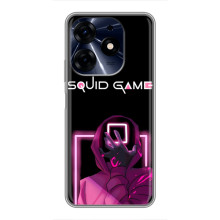 Чехол Гра в кальмара для TECNO Spark 10c