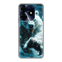Чохол з картинкою 'Хижаки' для TECNO Spark 10c – Ведмідь