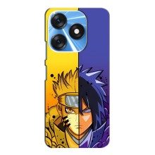 Купить Чохли на телефон з принтом Anime для Техно Спарк 10с – Naruto Vs Sasuke