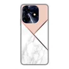 Мраморный чехол на TECNO Spark 10c (VPrint) (Тройной мрамор)