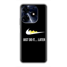 Силиконовый Чехол на TECNO Spark 10c с картинкой Nike (Later)