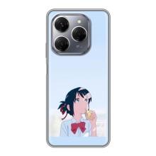 Чехол с персонажами АНИМЕ на TECNO Spark 20 Pro – Мицуха