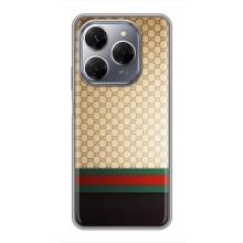Чехлы Бренд GUCCI для TECNO Spark 20 Pro – Фон Гуччи