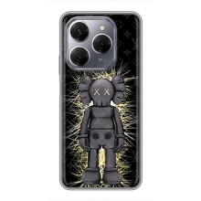 Чехлы для TECNO Spark 20 Pro - Bearbrick Louis Vuitton (PREMIUMPrint) (Bearbrick LV)