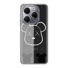 Чехлы для TECNO Spark 20 Pro - Bearbrick Louis Vuitton (PREMIUMPrint) (БеарБрик глаза)