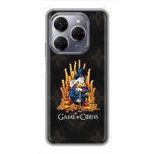 Чехли для TECNO Spark 20 Pro - Скрудж МакДак Louis Vuitton (PREMIUMPrint) (Король грошей)