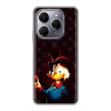 Чехлы для TECNO Spark 20 Pro - Скрудж МакДак Louis Vuitton (PREMIUMPrint) – Скрудж с бриллиантом