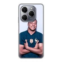 Чехол (TPU) с Футболистом на TECNO Spark 20 Pro – Мбаппешичка