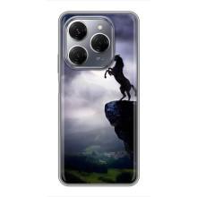 Чехлы с изображением разных животных для TECNO Spark 20 Pro (Лошадь)