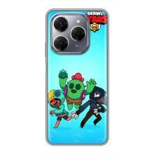 Чехлы Brawl Stars для TECNO Spark 20 Pro (AlphaPrint)