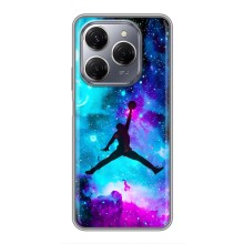 Чохли для TECNO Spark 20 Pro - з картинкою JORDAN (AlphaPrint) (Яскравий Джордан)