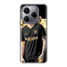 Силиконовый Чехол TECNO Spark 20 Pro – Gold Neymar