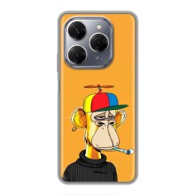 Чохли з Мавпами NFT для TECNO Spark 20 Pro (AlphaPrint) (Нудна мавпа NFT)