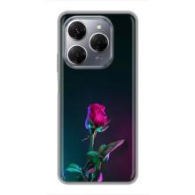 Чехлы с принтом Розочки для TECNO Spark 20 Pro – Ночная роза