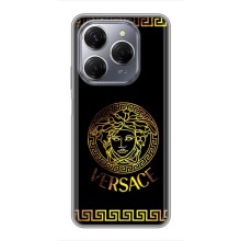 Чехлы VERSACE для Техно Спарк 20 Про (PREMIUMPrint) – Logo Versace