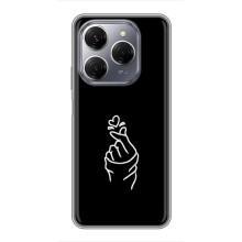 Чехлы (Знак сердечка) на TECNO Spark 20 Pro – Знак Сердечка