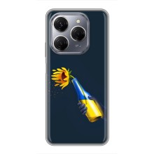 Чехол для Патриота Украины TECNO Spark 20 Pro - (AlphaPrint) – Коктейль молотова