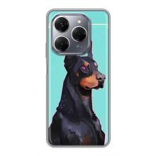 Чехол ДОБЕРМАН для TECNO Spark 20 Pro – Король доберман