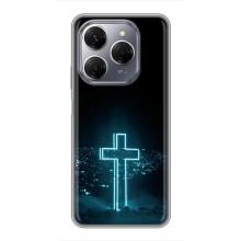 Християнські Чохли для TECNO Spark 20 Pro (AlphaPrint) (Хрест і місто)