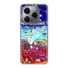Чехол майнкрафт для TECNO Spark 20 Pro – MINECRAFT