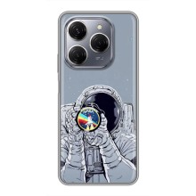 Чохол NASA для TECNO Spark 20 Pro (AlphaPrint) (Космонавт фото)