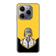 Чеjхол PUBG для ТЕКНО Спарк 20 Про (AlphaPrint) (Пабг в шоломі)