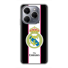 Чехол для TECNO Spark 20 Pro с принтом (Лого Real Madrid)