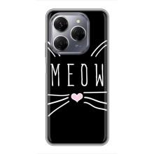 Бампер с изображением Котиков для Техно Спарк 20 Про (КОТИК MEOW)