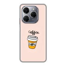 Чохол з зображенням смачної їжі для TECNO Spark 20 Pro – Кружка Кави