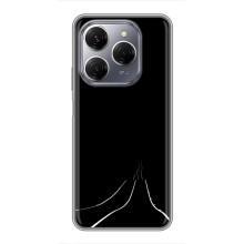 Чехол с картинками на черном фоне для TECNO Spark 20 Pro – Дорога