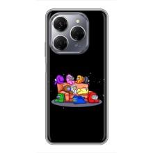 Чохли Амонг Ас для TECNO Spark 20 Pro (AlphaPrint) (Амонг-ас)