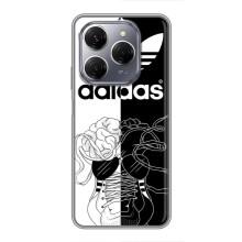 Чехол в стиле "Адидас" для Техно Спарк 20 Про – Adidas шнурки