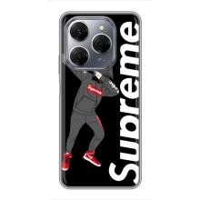Чеохол для TECNO Spark 20 Pro з картинкою Supreme (AlphaPrint)