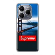Чеохол для TECNO Spark 20 Pro з картинкою Supreme (AlphaPrint)