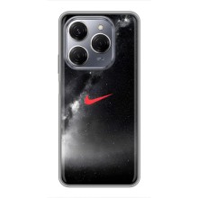 Чохол для TECNO Spark 20 Pro - з принтом Найк (AlphaPrint) (Найк червоний)