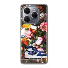 Чохол для TECNO Spark 20 Pro - з принтом Найк (AlphaPrint) (Стиль Найк)