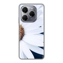 Чехол с ромашками на TECNO Spark 20 Pro – Пол ромашки