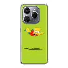 Чjхол з Сімпсонами для TECNO Spark 20 Pro (VPrint) (Барт Сімпсон)