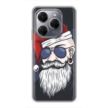 Чехол Санта Клаус для TECNO Spark 20 Pro – Рождественский МЕН