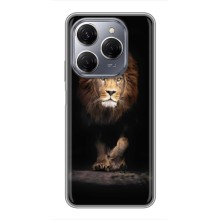 Чохол з картинкою ЛЕВ для TECNO Spark 20 Pro (VPrint) (Лев)