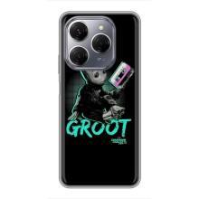 Чехол Супергерои Марвел на Техно Спарк 20 Про – Groot