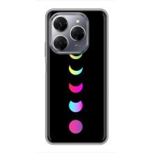 Чохол (ТПУ) з планетами на TECNO Spark 20 Pro – Повнолуння