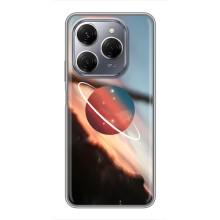 Чохол (ТПУ) з планетами на TECNO Spark 20 Pro – Сатурн