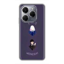 Чохли Венсдей на TECNO Spark 20 Pro Уенсдей (AlphaPrint) (Венздей і подруга)
