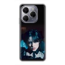 Чохли Венсдей на TECNO Spark 20 Pro Уенсдей (AlphaPrint) (погляд Венздей)