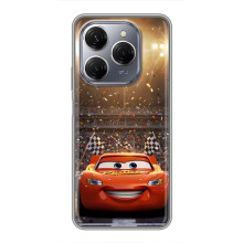Чехол с принтом Маквин для TECNO Spark 20 Pro – Красный Маквин