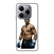 Чехол с картинкой Александр Усик для TECNO Spark 20 Pro – Усик на белом